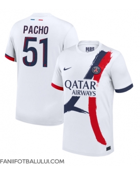 Paris Saint-Germain Willian Pacho #51 Tricou Fotbal Replică 2024-25 Barbati Deplasare